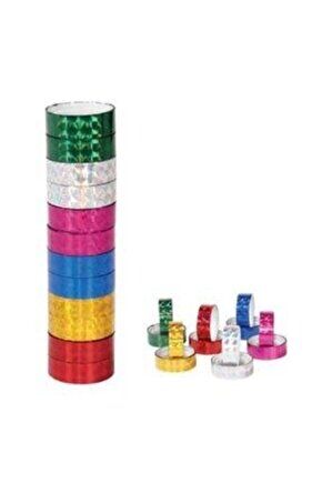 12mm.x3y Renkli Bant 12li