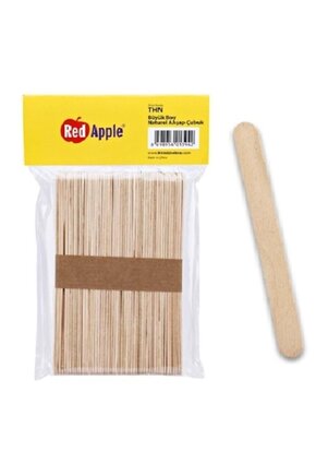 Çubuk Geniş Naturel Ahşap 50li