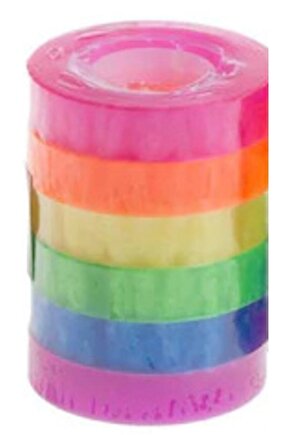 Gökkuşağı 6 Lı Renkli Bant Deba