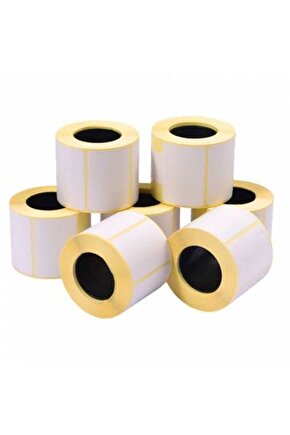 Mcf Kağıt Termal Etiket 40 Mm*58 Mm Terazi Etiketi 500 Adet 1 Rulo