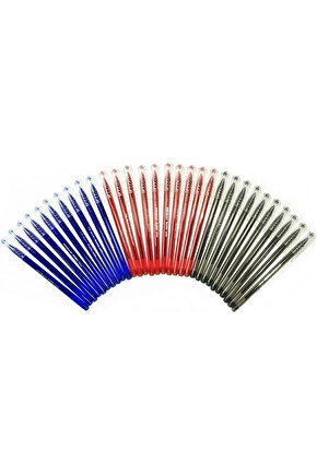 Büro Tükenmez Kalem 3 Renk 30 Adet Tk.k