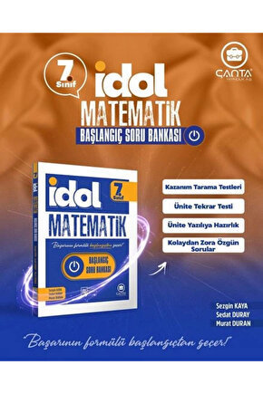 ÇANTA İDOL 7 MATEMATİK BAŞLANGIÇ SORU BANKASI