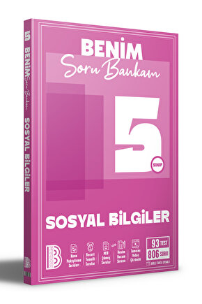 5. Sınıf Sosyal Bilgiler Benim Soru Bankam  Kolektif  Benim Hocam Yayınları  9786256073890