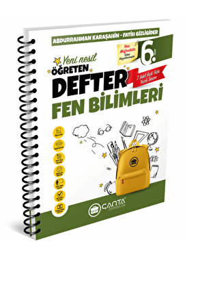 Çanta Yayınları 6. Sınıf Fen Bilimleri Öğreten Defter
