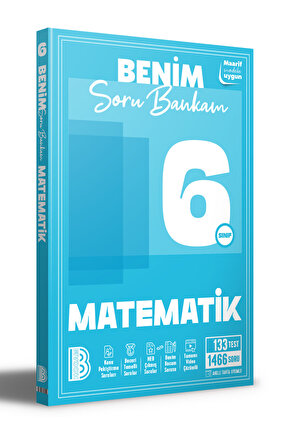 6. Sınıf Matematik Soru Bankam Benim Hocam Yayınları