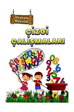 6 Yaş Ilkokula Hazırlık Çizgi Çalışmaları (Beyaz Pusula)