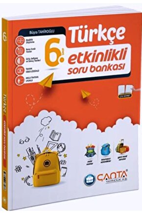 ÇANTA YAYINCILIK 6.SINIF TÜRKÇE ETKİNLİKLİ SORU BANKASI (YENİ)