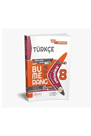 Günay Yayınları 8. Sınıf Türkçe Etkinlikli Bumerang Serisi