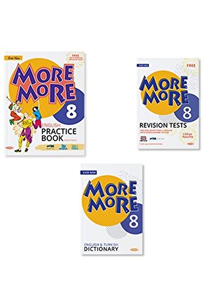 Kurmay Elt Yayınları More And More 8. Sınıf English Practice Book Dictionary Revision Test