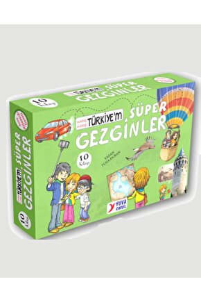 Süper Gezginler Karış Karış Türkiye 3.ve 4.Sınıflar İçin 10 Kitap