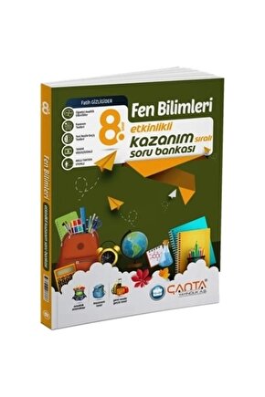 Çanta Yayınları 8 Sınıf Fen Bilimleri Etkinlikli Kazanım Soru Bankası Yeni