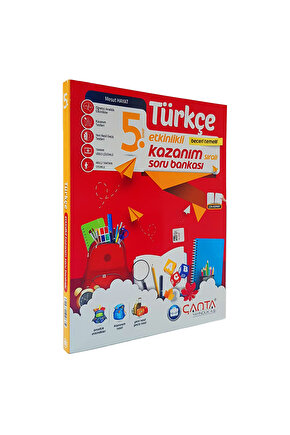 5.Sınıf Türkçe Etkinlikli Kazanım Sıralı Soru Bankası Yeni
