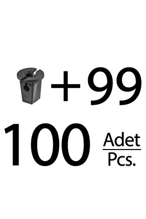 Universal Tampon ve Davlumbaz Klips- 100lü