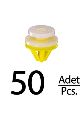 Land Rover Opel Renault için Kapı Döşeme Klips - 50 Adet