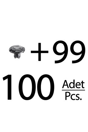 Honda için Davlumbaz Klipsi- 100 Adet