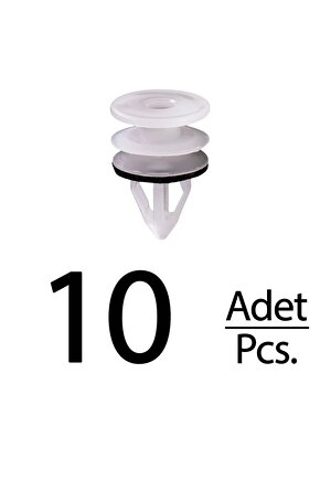 Chevrolet GMC Cadillac Buick için Kapı Panel Tutucu Klips - 10 Adet