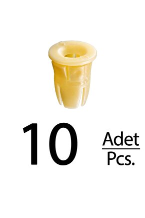 Mercedes W202 W210 C220 C230 C280 C36 E300 için Çıta Dübeli Klips - 10 Adet