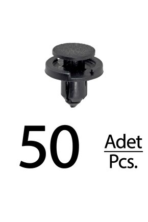 Toyota Corolla Previa Yaris Sprinter Carib Renault Tesla için Tampon Klips - 50 Adet