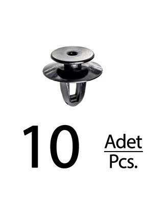 Audi Mitsubishi VW için İç Döşeme Klips - 10 Adet