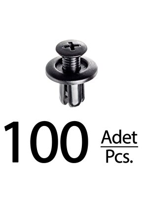 Kia Amanti Borrego Cadenza Forte Optima Subaru için Davlumbaz ve Tampon Klips- 100 Adet