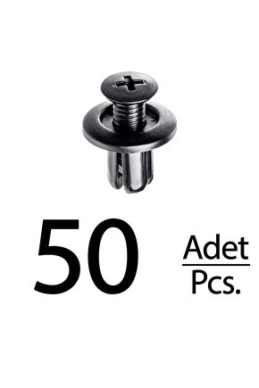 Hyundai Accent Elantra Santa Fe Sonata Tucson Mazda için Davlumbaz ve Tampon Klips- 50 Adet