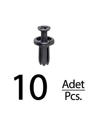 Honda Hyundai Lexus IS250 IS350 için Tampon Klips - 10 Adet