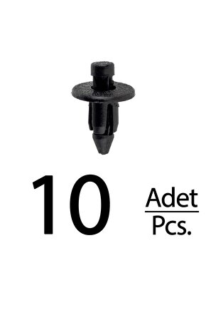 Toyota Celica Carina 4Runner MR2 için Trim Döşeme Klips - 10 Adet