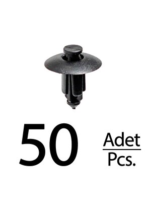 Volvo Subaru için Çamurluk Tamponu İtmeli Klips - 50 Adet