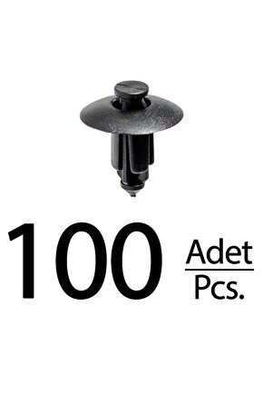 Nissan 200 SX 240 SX 300 ZX Altima Maxima Murano için Çamurluk Tamponu İtmeli Klips - 100 Adet