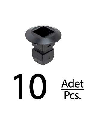 Audi A3 Q3 Q7 Skoda Yeti için Davlumbaz Klips - 10 Adet