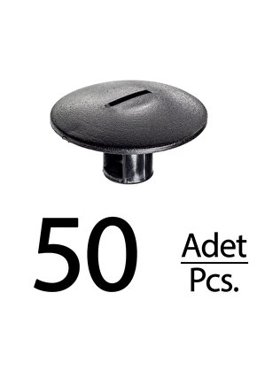 Ford Renault için Davlumbaz ve Taban Halı Klips - 50 Adet