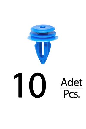 Volkswagen Renault için Kapı Döşeme Panel Klips - 10 Adet