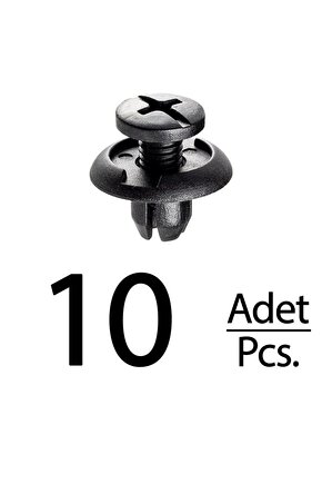 Honda Accord Civic Prelude Integra Legend için Çamurluk Klips - 10 Adet