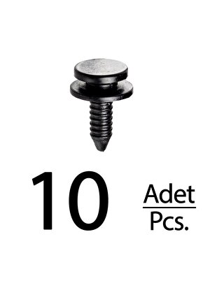 Ford Transit Land Rover Discovery II için Panel Klips - 10 Adet