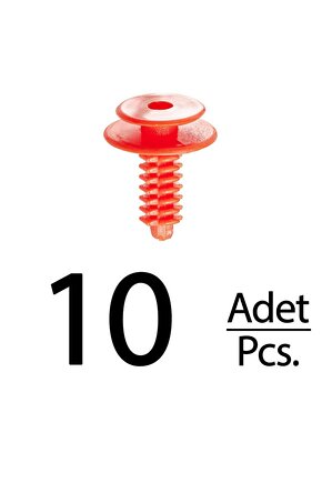 Fiat Iveco Lancia için Kapı Döşeme Sabitleme Klips - 10 Adet