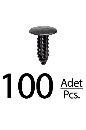 Ford Escort için Koltuk Bakalit Klips - 100 Adet