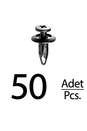 Ford C-Max Cougar Fiesta V Focus Puma Galaxy için Panjur Klips - 50 Adet