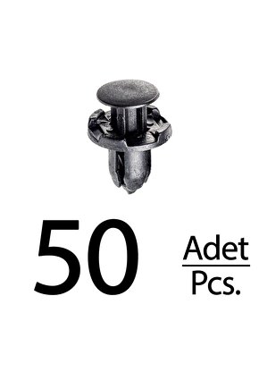 Mitsubishi Eclipse Galant Lancer Mirage Honda Accord CR-V Integra için Panjur Tampon Klips - 50 Adet