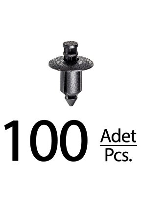 Volvo Honda Accord Civic CR-V için Kapı Döşeme Klips - 100 Adet