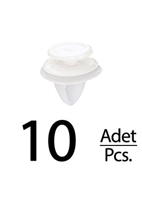 Renault, Peugeot, Mini, Audi, Seat için Kapı Döşeme Klips- 10 Adet