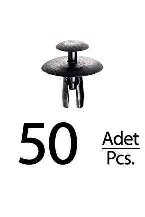 Peugeot Citroen Fiat için Davlumbaz Klips - 50 Adet