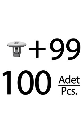 Honda Civis, Odyssey için Davlumbaz Klips- 100lü