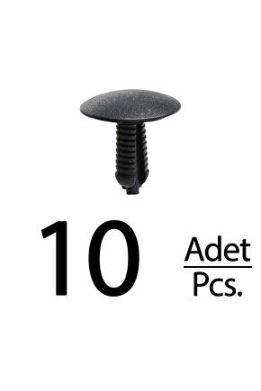 Ford, Land Rover, Jaguar için Döşeme Klips- 10 Adet