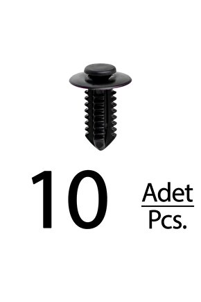 Mercedes için Tampon Klips- 10 Adet