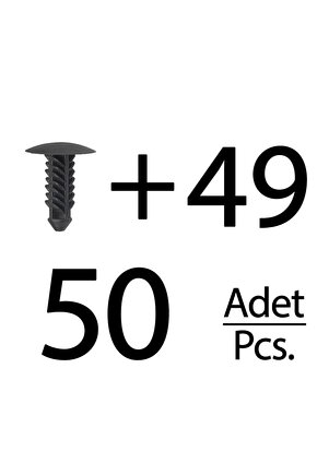 Ford, Fits, Lincoln, Buick için Tampon ve Bagaj Döşeme Klips-50li