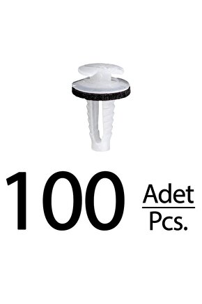 Ford Transit Connect için Bagaj Klips - 100 Adet