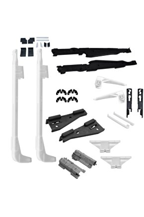 BMW X3 Serisi E83 için Sunroof Tamir Seti-34 Parça