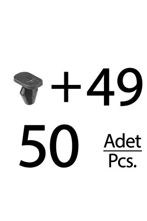 Peugeot, Citroen için Toz Fitil Klips- 50li