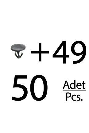 Mazda için Fitil Klips- 50 Adet