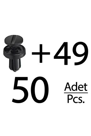 Fiat Panda, Punto, Clio 3 için Davlumbaz Klips- 50li